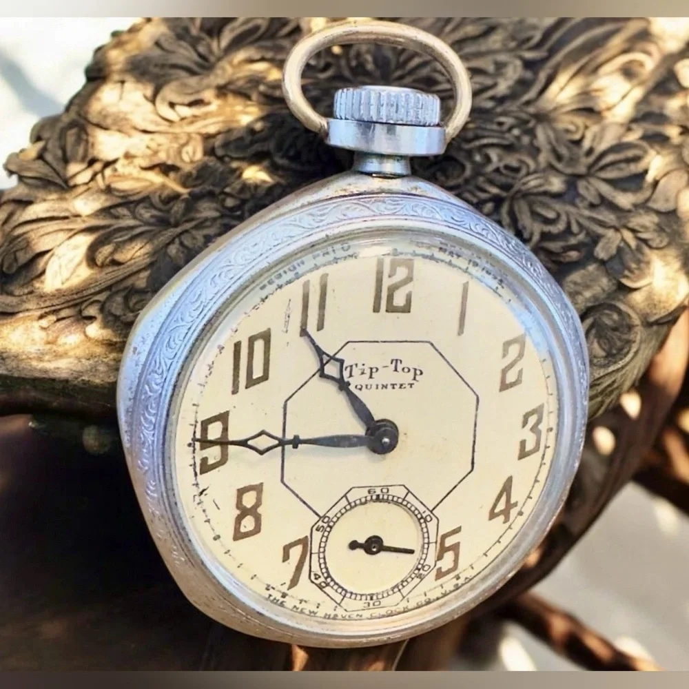 Antique 1925 Tip-Top Mechanical Pocket Watch